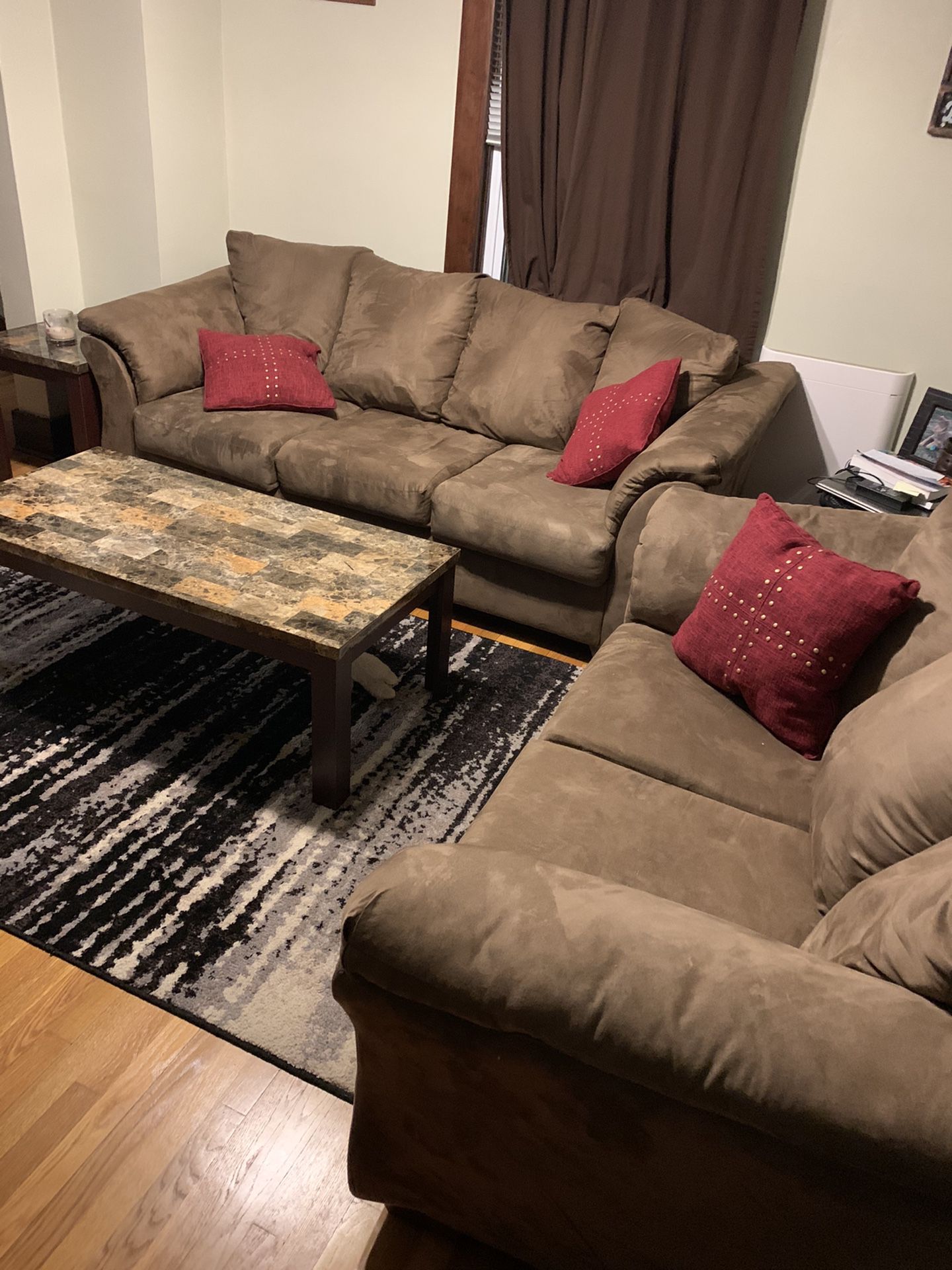 Couches and End Tables