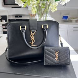 Authentic YSL Handbag and Wallet set