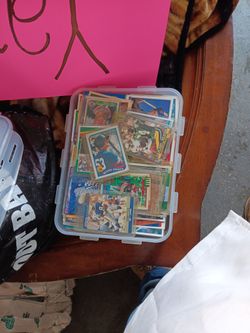 Baseball Cards And Football Cards