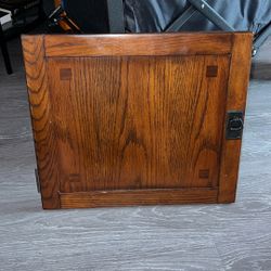 Stained Oak Cabinet Door