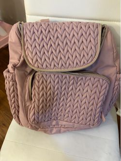 Pink baby bag