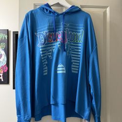 DisneyLand Cropped Hoodie 2x New 