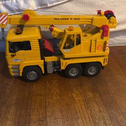 VTG Burger Tele-Crane TC 4500 Crane Truck Construction Vehicle Yellow Germany