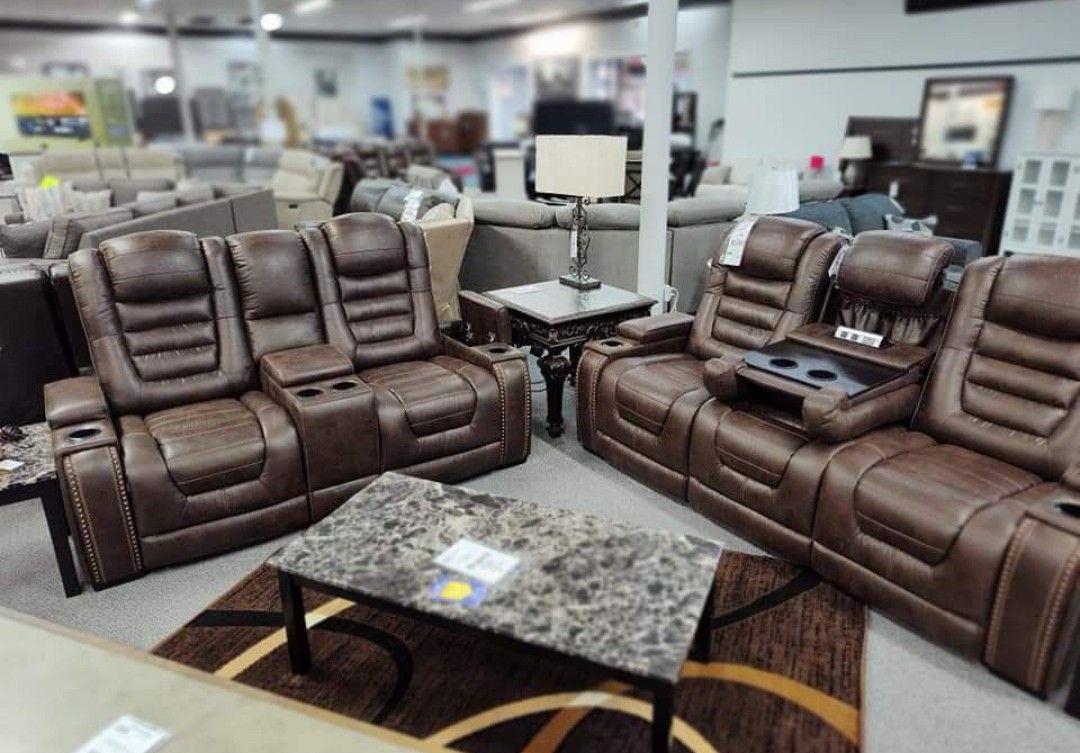 Game Zone Bark Power Reclining Living Room Set🚛 In Stock🐾39 DOWN