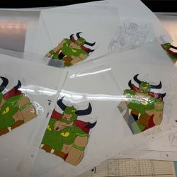 Lot of Over 25 Pieces CONAN THE ADVENTURER Cartoon Animation Pencil & Paint Cels