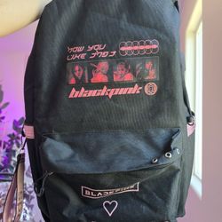 Black Pink Backpack 