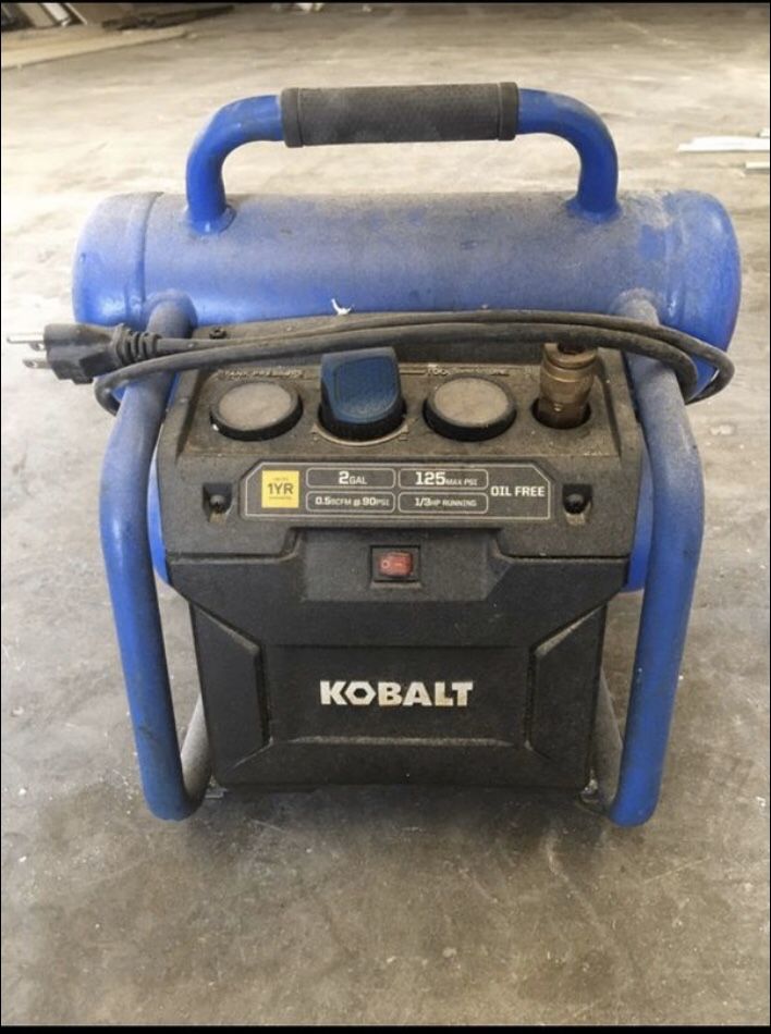 Kobalt Air Compressor, 2 Gal 125 Psi for Sale in Santa Ana, CA OfferUp