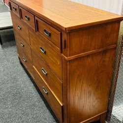 Sunset Trading Trudy Dresser in Warm Chestnut 