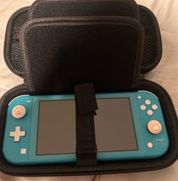 Nintendo Switch Lite Turquoise with Case