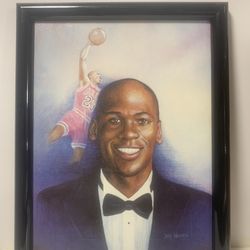 Michael Jordan Oil Painting 