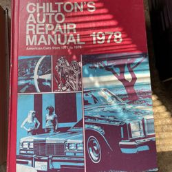 Chiltons Auto Repair Hard Cover Books 
