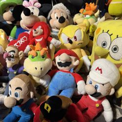 Mario  Bros Plushies