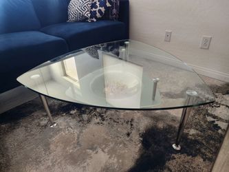 Modern Minimalist  Teardrop coffee table