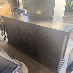 ashley furniture grey dresser