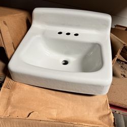Vintage Cast Iron Bathroom Sink