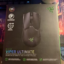 Razer Viper Ultimate Mouse, Black.