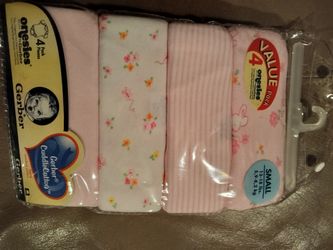 Brand new 4 pack onesies-size 13-18 lbs