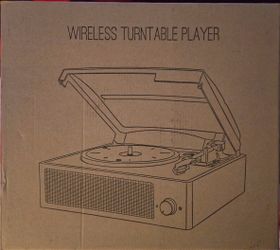 Vinyl Player With Built In Speaker