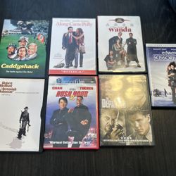 DVDs bundle of 7 titles as shown 