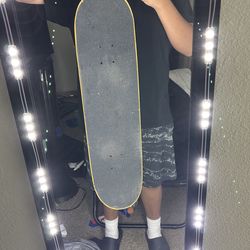 Toy machine board really used but still able to skate on