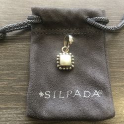 Silpada .925 silver & pearl pendant S1211