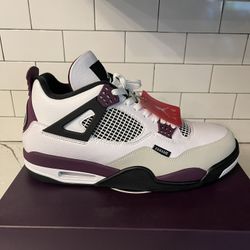 Men’s Nike Air Jordan 4 Retro Paris Saint-Germain Bordeaux Size 14.
