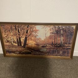 Framed Fall Nature Art