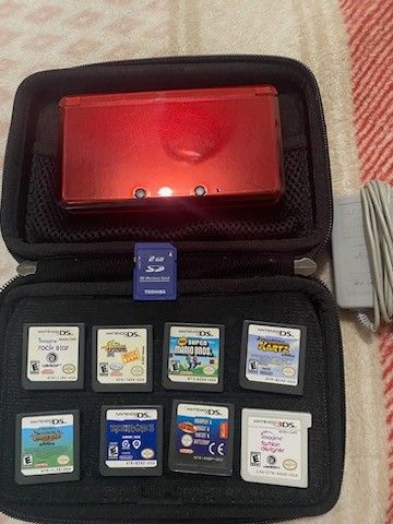 Metallic Red Nintendo Ds3D