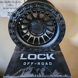 17" LOCK OFF-ROAD WHEELS SILVERADO SUBURBAN AVALANCHE TAHOE SIERRA TITAN TUNDRA TACOMA 4RUNNER 