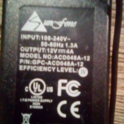 Sun Fone Ac  Adapter For Laptop 12v  For Dell And Hp