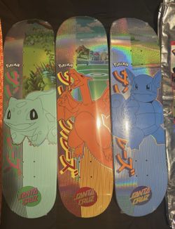 Santa Cruz Pokémon Skate Deck