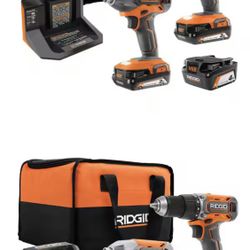 RIDGID 18V Cordless 2-Tool Combo Kit with 1/2 in. Drill/Driver