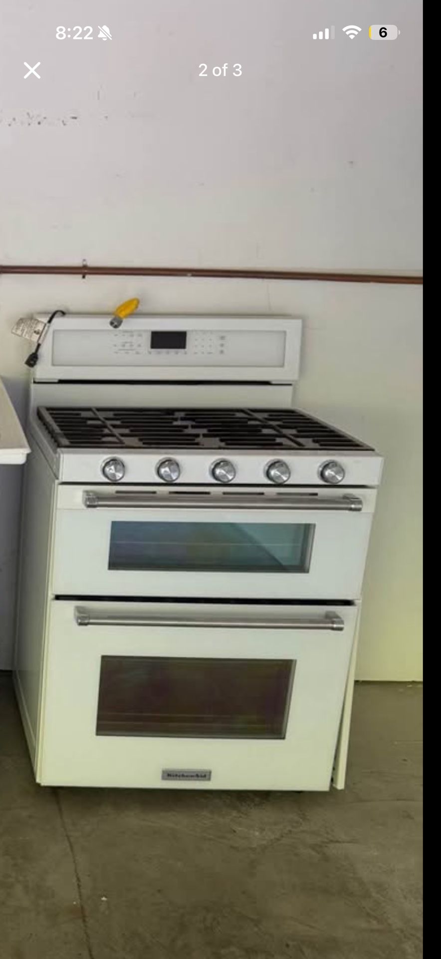 Kitchen Aid 30” Range / Stove