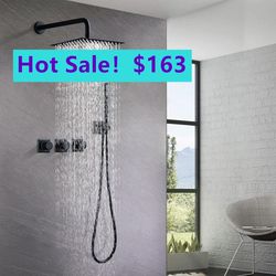 Combo?Set?Wall?Mounted?Rainfall?Shower?Head?System,AE866MB  ON SALE