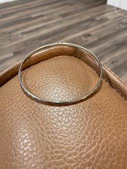 Silver bangle bracelet -2.5 inches