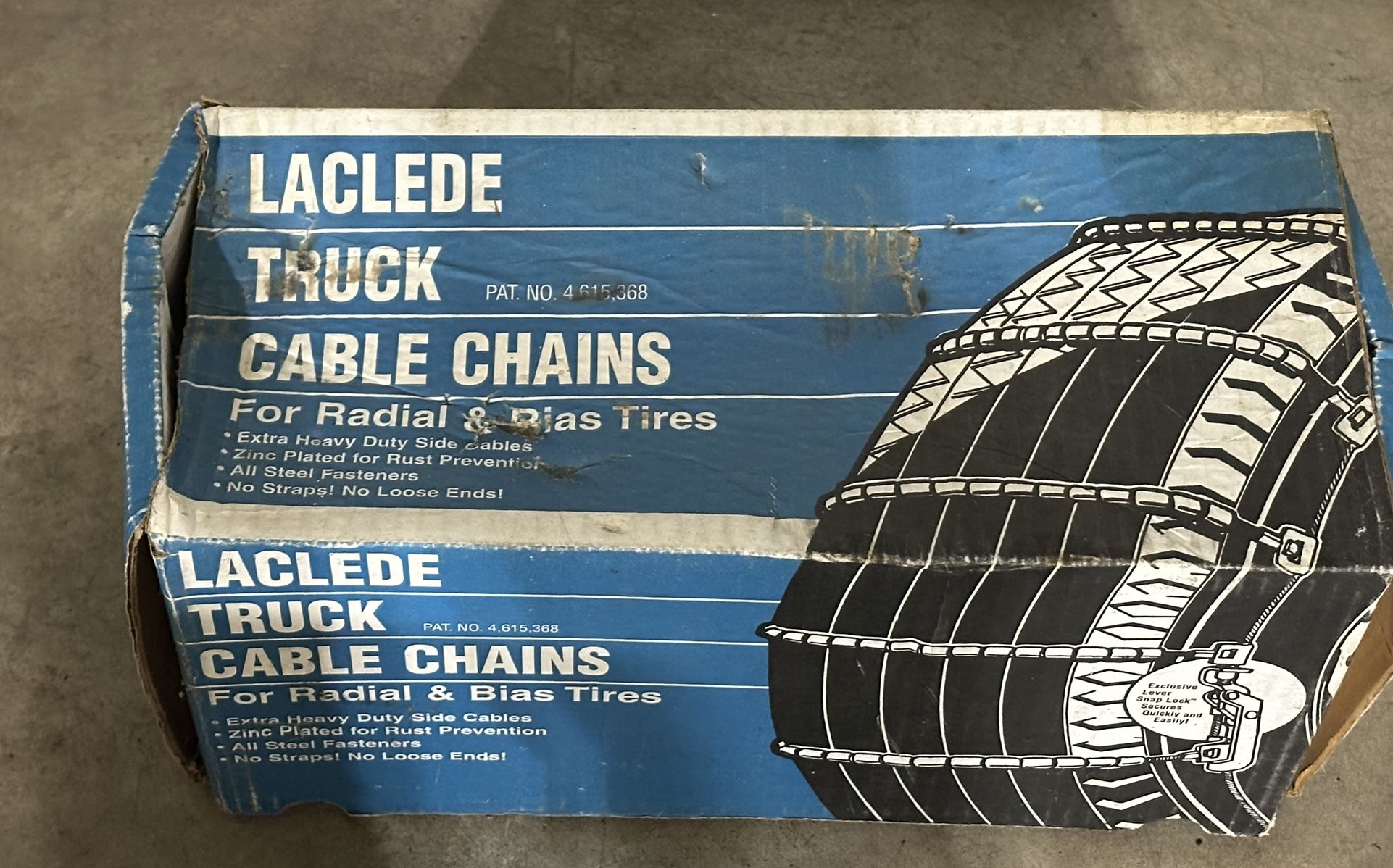Laclede Light Truck Cable Tire Chains for Radial & Bias Tire’s