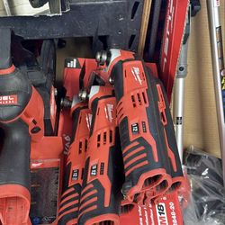 Milwaukee m12 cordless multi tool, each $50