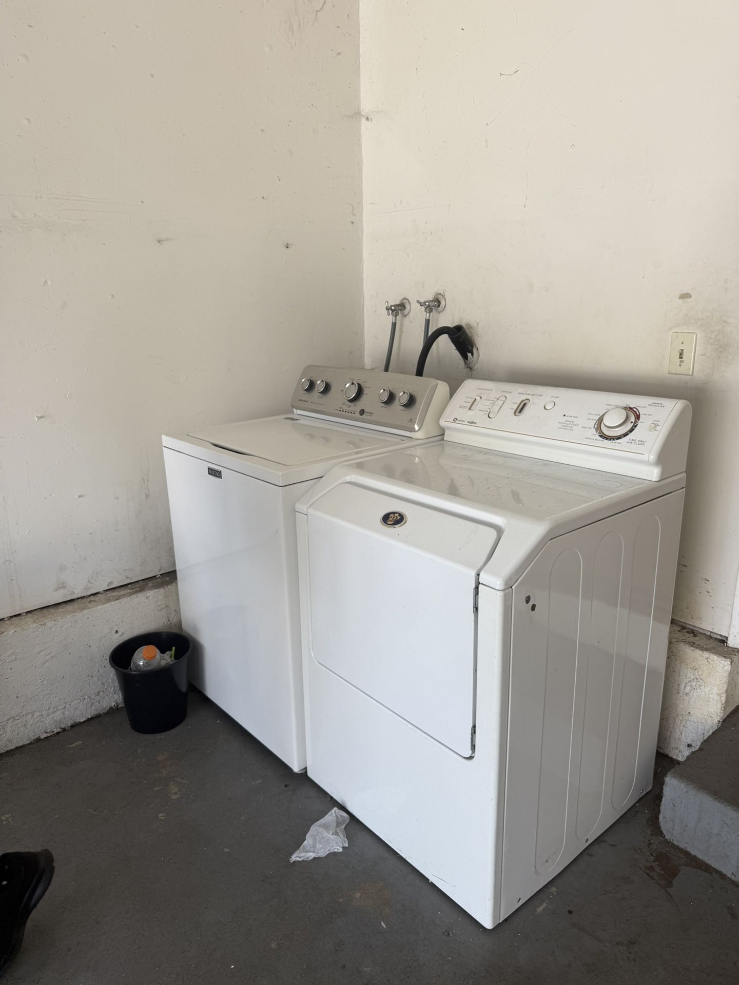 washer and dryer