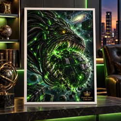 Francis Neal's Collection Framed Sci-Fi Art Print