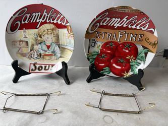 Campbell’s Soup Heritage Collection 2003 8" Plates Set of 2.