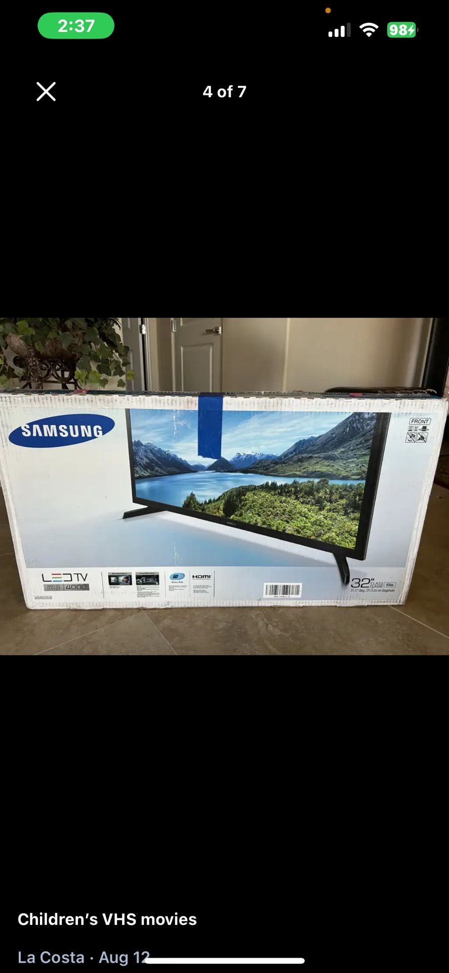 Samsung 32” LED TV