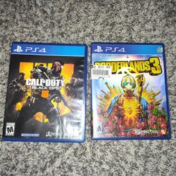 Call Of Duty Black Ops 4 And Borderlands Ps4