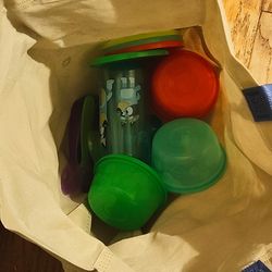 Bag Of Baby Feeding items