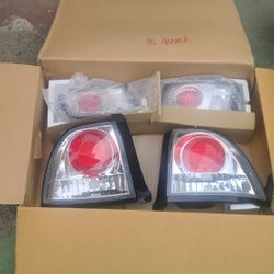 96-97 Honda Accord Clear Tail Lights (Altezza Style)