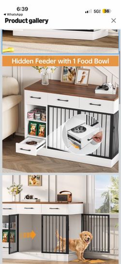 Dog crate shelf
