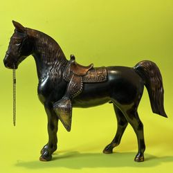 Large Vintage 1950’s Carnival Metal Horse 