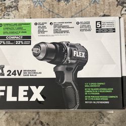 FLEX 1/2 2 speed compact drill kit