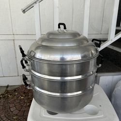 3 layer steamer pot