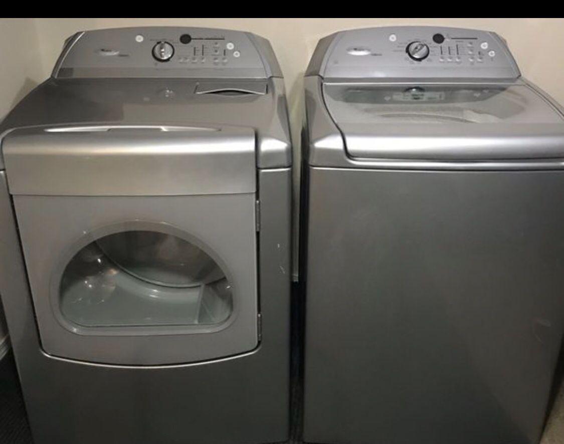 Washer and Dryer Whirlpool Cabrio High Efficiency