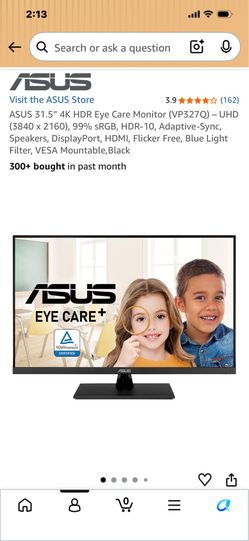 Asus VP327Q 32” Monitor 140obo